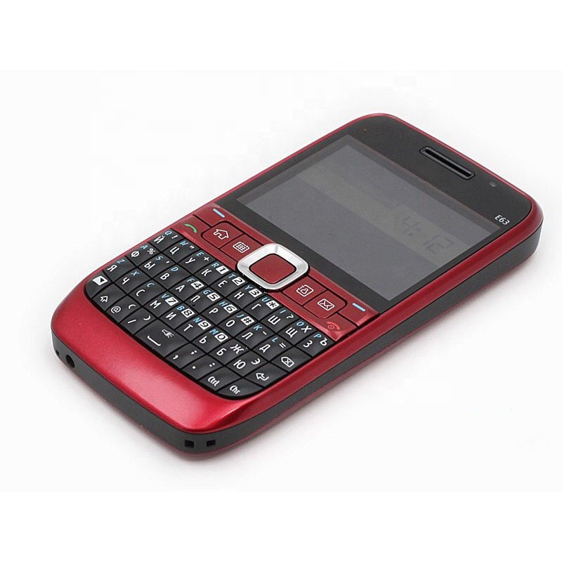 For E63 Unlocked Cell Phone 2.36" 3G WIFI FM radio Symbian 2MP QWERTY Keyboard Mobile Phones